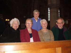 Anne, Chris Taylor, Pat, Jacqui and Keith Eastwood